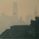 The San Francisco skyline is obscured by smoke and haze from wildfires behind Alcatraz Island Wednesday, Nov. 14, 2018, in San Francisco.